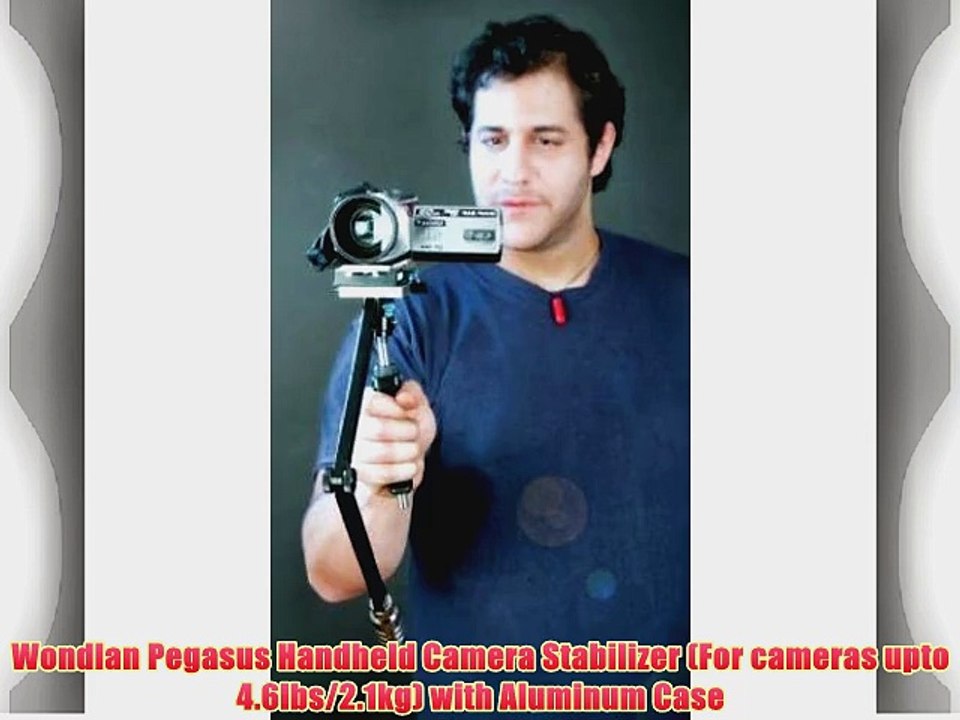 Wondlan Pegasus Handheld Camera Stabilizer (For cameras upto 4.6lbs/2.1kg) with Aluminum Case