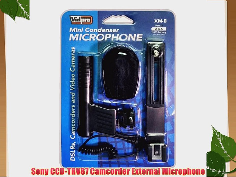 Sony CCD-TRV87 Camcorder External Microphone