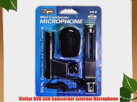 Vivitar DVR 380 Camcorder External Microphone