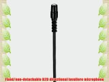 Countryman B2DW4FF05BSLF B2D Directional Lavalier Microphone with Standard Gain Sensitivity