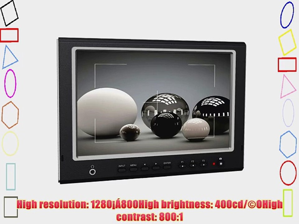Lilliput 7 664/p Peaking Focus Hdmi in IPS 1280x800 IPS 800:1 Contrast with Shutter Release