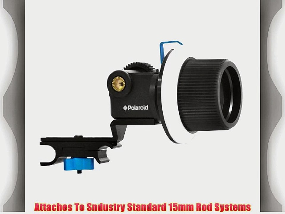 Polaroid PL-STA96FF Follow Focus System For 15MM Rods Stabilzer Systems