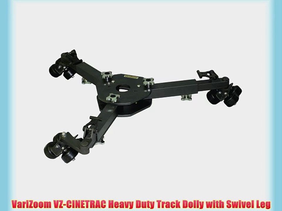 VariZoom VZ-CINETRAC Heavy Duty Track Dolly with Swivel Leg