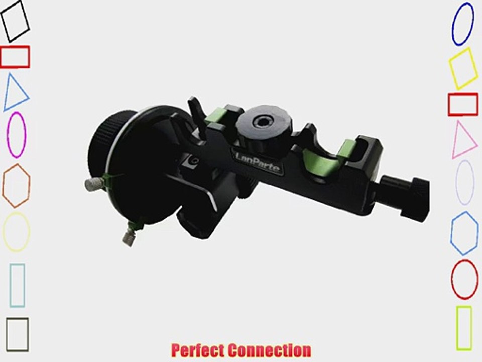 Lanparte Adjustable Follow Focus w/Hard Stops 15mm Rods DigiFF2 A/B STOPS FUNCTION 5D2