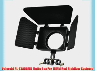 Polaroid PL-STA96MB Matte Box For 15MM Rod Stabilzer Systems