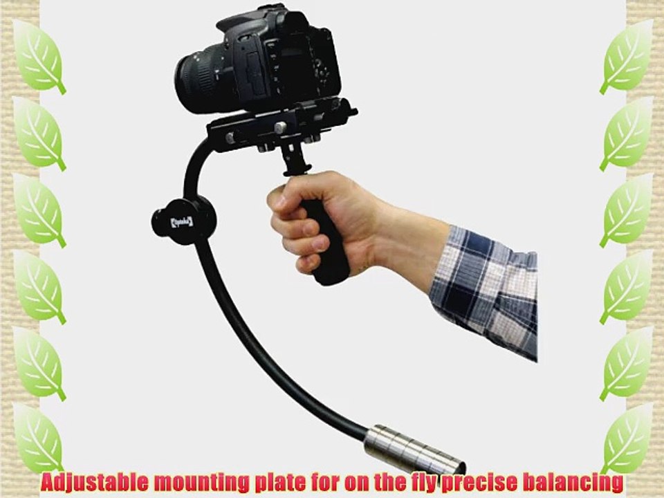 Opteka SteadyVid PRO Video Stabilizer System for Digital Cameras Camcorders and DSLR's (Supports