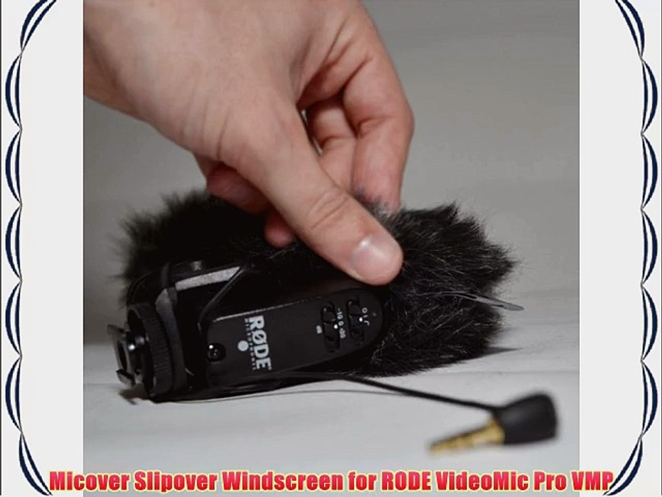 Micover Slipover Windscreen for RODE VideoMic Pro VMP