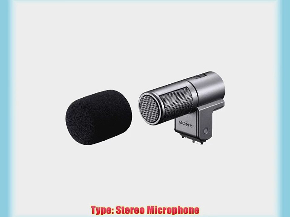 Sony ECMSST1 Compact Stereo Microphone for NEX-3/NEX-5 Camera