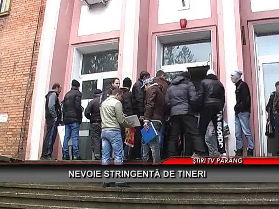 Nevoie stringenta de tineri