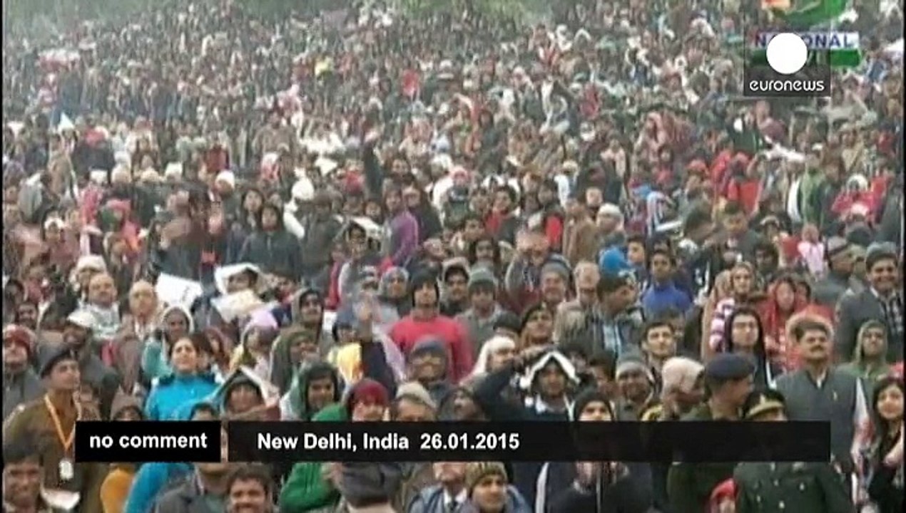 US President Obama takes part in India's annual Republic Day festivities