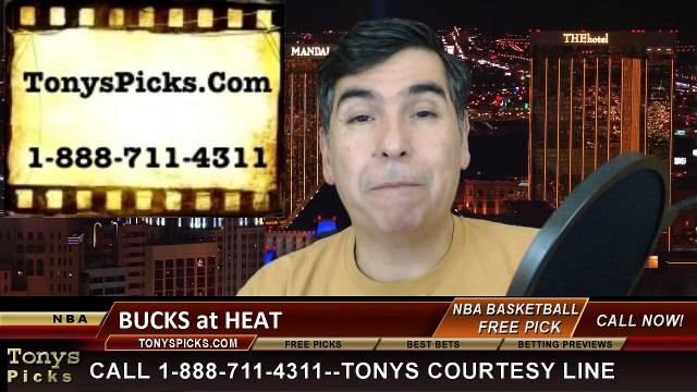 Miami Heat vs. Milwaukee Bucks Free Pick Prediction NBA Pro Basketball Odds Preview 1-27-2015