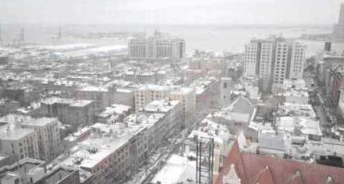 Time-Lapse of Snowstorm's NYC Approach