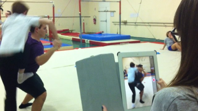 À Quimper, la tablette s'invite en cours de sport