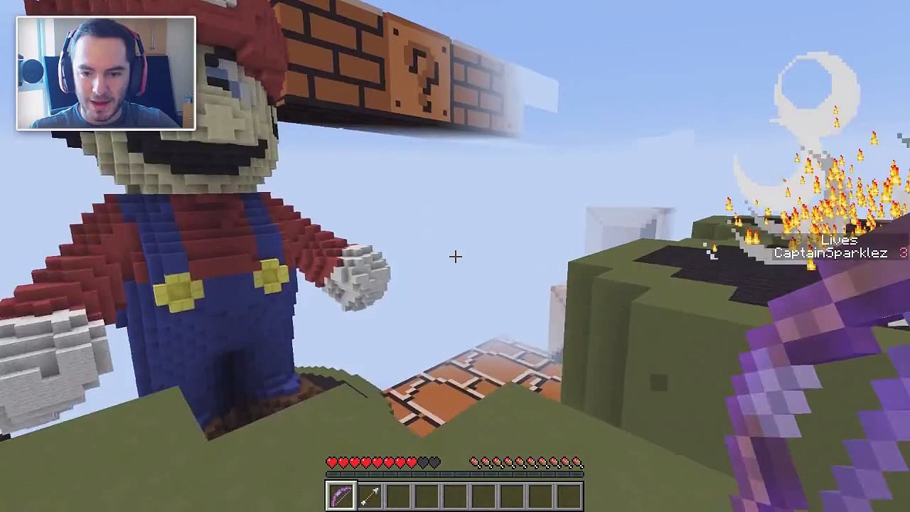 Minecraft  MARIO BOSS BATTLE - Mini Game