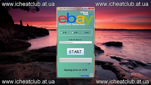 eBay Carte Cadeau Générateur 2015 Hack outil Aucune enquête, aucun mot de passe! Il suffit d'utiliser!