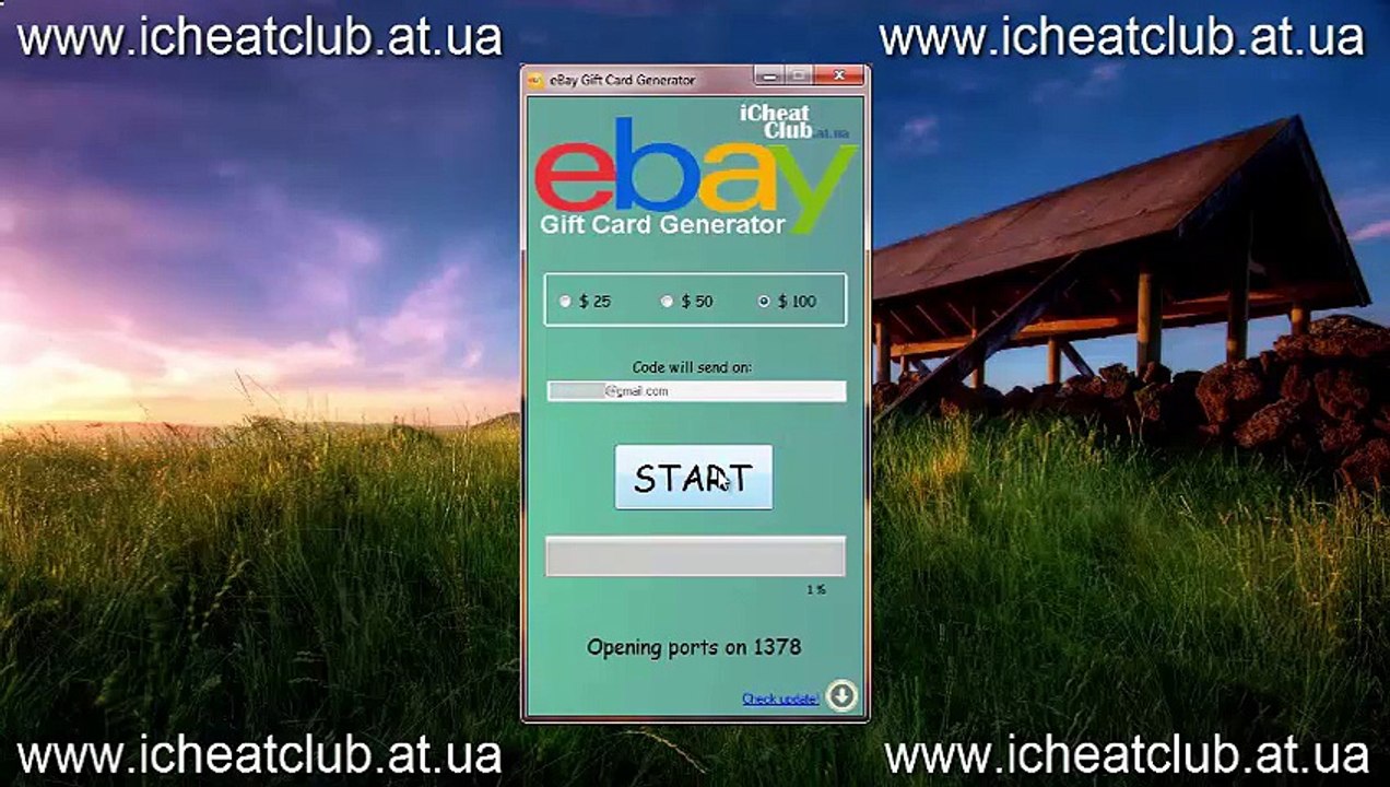 eBay Carte Cadeau Générateur 2015 Hack outil Aucune enquête, aucun mot de passe! Il suffit d'utiliser!