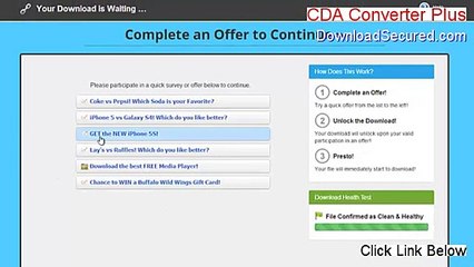 CDA Converter Plus Free Download -  (2015)