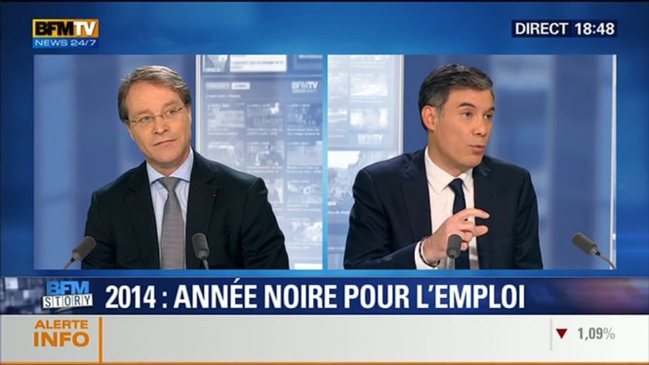 BFM Story: Mauvais chiffres du chômage (2/2): Le code du travail est-il un frein à l'emploi ? - 27/01