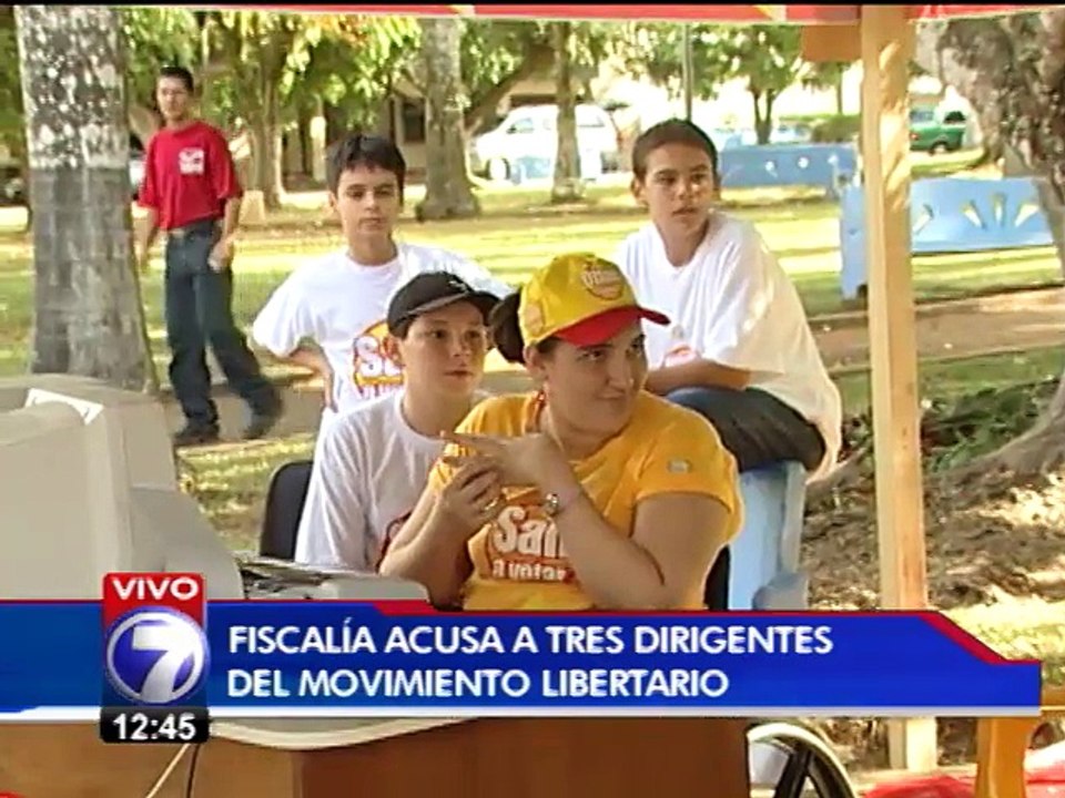 Fiscalía acusa a tres miembros del Movimiento Libertario por tentativa de estafa