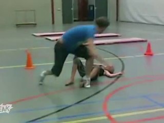 BBoy Kicks Girl's Face - Mega Dance Fail