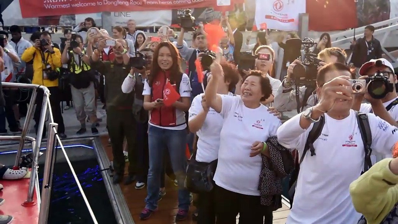 SAILING: Volvo Ocean Race: Dongfeng clinch leg three win