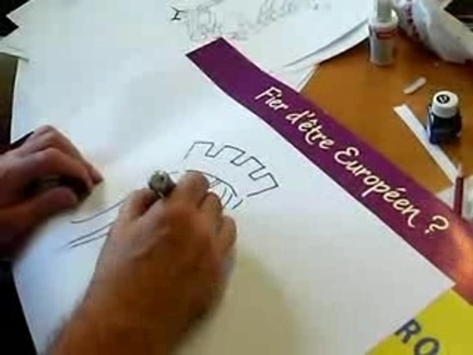 Cabu croque l'Europe