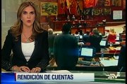 Rendición de cuentas en la Asamblea Nacional