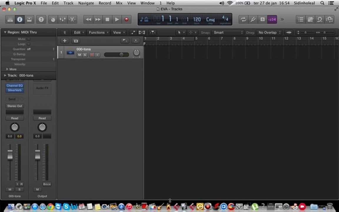Teste FA com Cubase