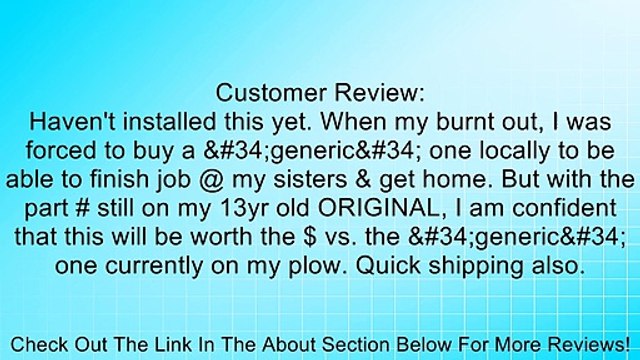 WHITE RODGERS 12 VOLT 100 AMP 4 TERMINAL CONTINUOUS DUTY SOLENOID 120-907 120-105112 120-105112-1 120-105112-2 120-907S1 Review