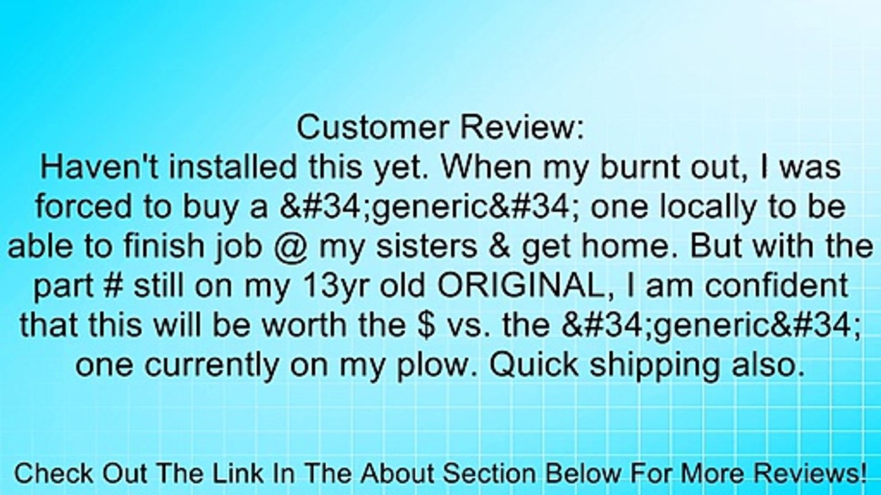 WHITE RODGERS 12 VOLT 100 AMP 4 TERMINAL CONTINUOUS DUTY SOLENOID 120-907 120-105112 120-105112-1 120-105112-2 120-907S1 Review