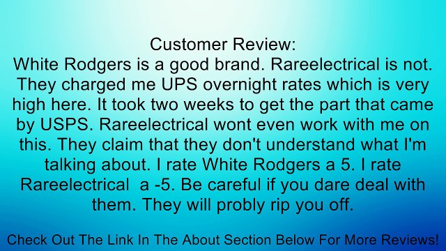 NEW WHITE RODGERS 12 VOLT 100 AMP 4 TERMINAL CONTINUOUS DUTY SOLENOID 124-105111 120-105111-5 124-105111 124-105111-3 Review
