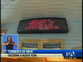 Tormenta de nieve en Nueva York