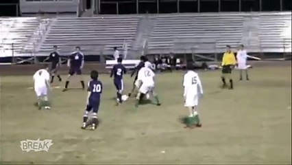 Grandma Reacts to Soccer Player KO