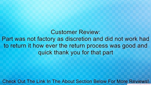 Genuine Ford 9L5Z-14B321-A Air Bag Sensor Assembly Review