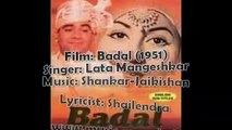 Unse Pyar Ho Gaya Lata Mangeshkar Shankar Jaikishan Badal 1951 Shailendra Madhubala