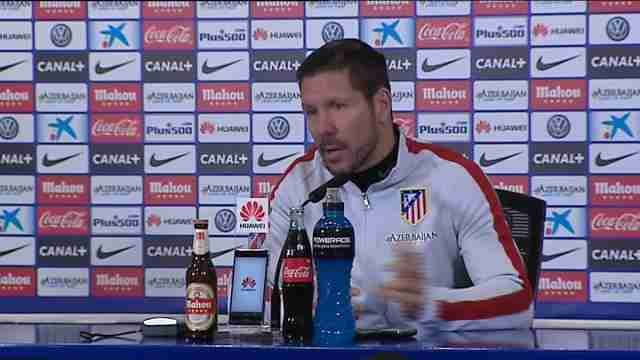 Simeone: Hay que vivir cada minuto como si fuera el último del partido