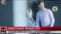 footbal skills - Cristiano Ronaldo reveals girlfriend Irina Shayk s secret She steals my boxers