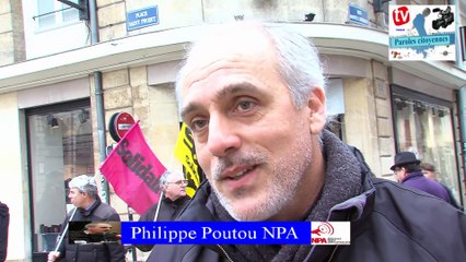 Télévision-Bordeaux-33 philippe poutou lui  aussi il est  contre la loi macron.movie