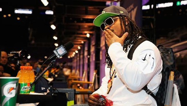 SB XLIX: Lynch Speaks at SB Media Day