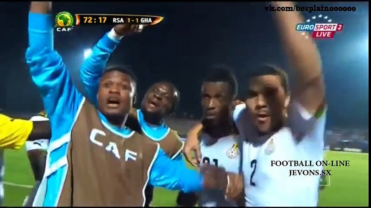 South Africa v Ghana 1-2  africa cup of nations