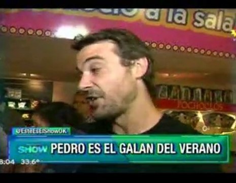 Pedro nota en Este es el Show (por los premios Vos) - 27 de Enero