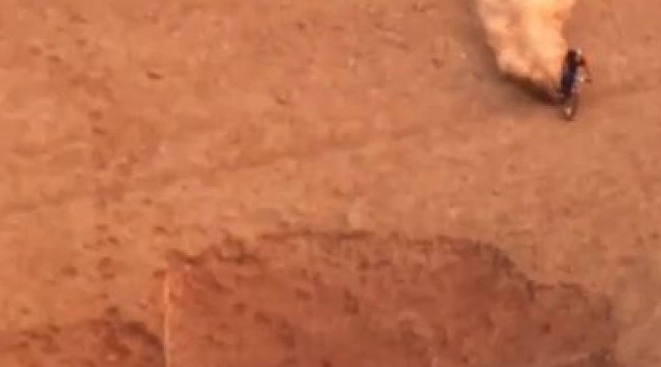 VTT Freeride - Darren Berrecloth dans le désert de Gobi