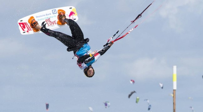 Finale de kitesurf freestyle 100% hollandaise en Allemagne