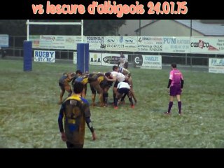 vs lescure 24.01.15 2 eme mi-temps