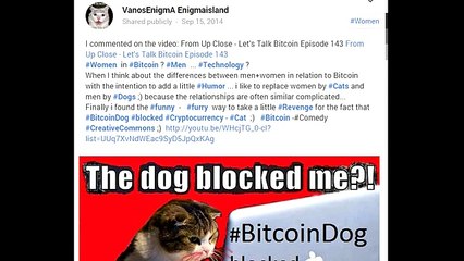 018 CatWomen in Bitcoin Furry BitcoinDog Cats vs Dogs CryptoCurrency