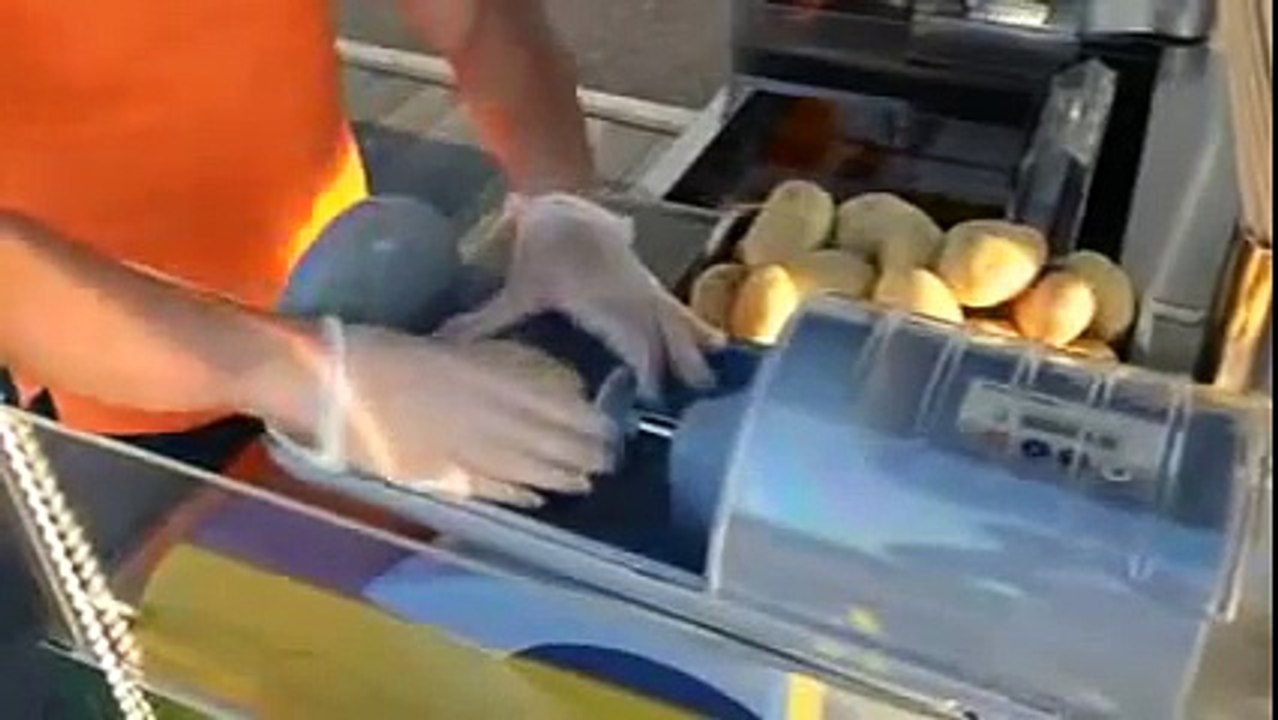 Fried Potato On The Stick