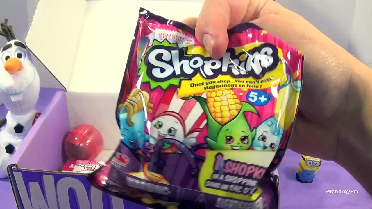 Nerd Block Jr. Girls - Jan. 2015 - EPIC Unboxing! Frozen, Shopkins & MORE!! by Bin's Toy Bin