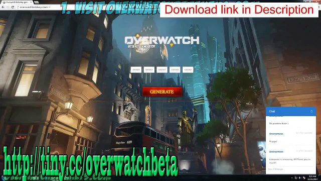 Get your overwatch beta key! (Overwatch beta key giveaway!!)