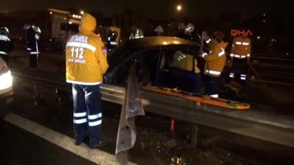 Bariyer Ok Gibi Saplandı: 1ölü, 3 Yaralı