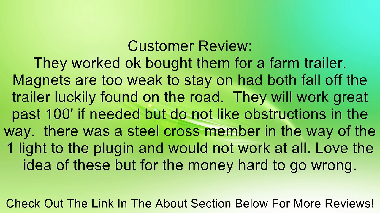 Bully NV-5164 Wireless LED Towing Light Review